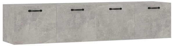 Nástěnné skříňky 2 ks betonově šedé 60x36,5x35 cm kompozit 3115639