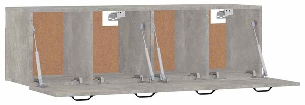Nástěnné skříňky 2 ks betonově šedé 80 x 35 x 36,5 cm kompozit 3115655