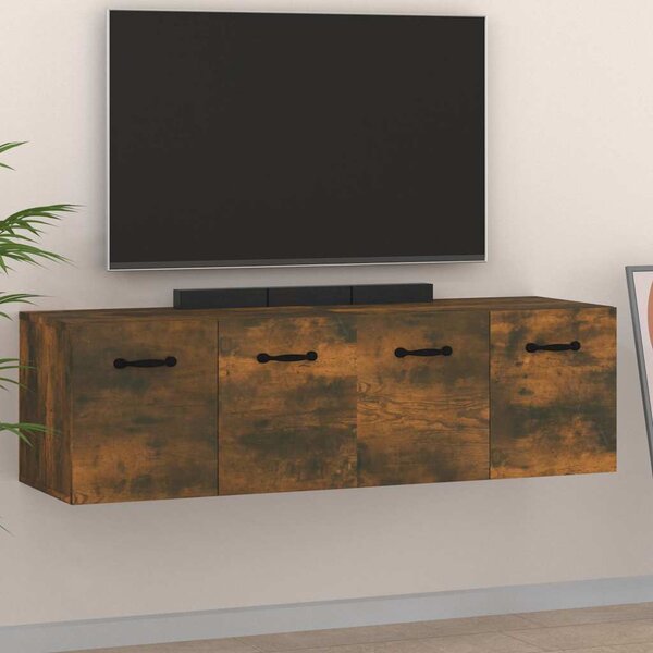 Nástěnné skříňky 2 ks kouřový dub 80 x 35 x 36,5 cm kompozit 3115657