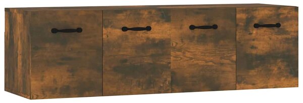 Nástěnné skříňky 2 ks kouřový dub 80 x 35 x 36,5 cm kompozit 3115657