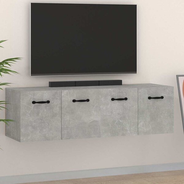 Nástěnné skříňky 2 ks betonově šedé 80 x 35 x 36,5 cm kompozit 3115655