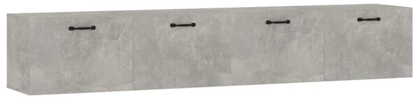 Nástěnné skříňky 2 ks betonově šedé 100x36,5x35 cm kompozit 3115671