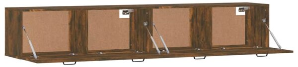 Nástěnné skříňky 2 ks kouřový dub 100 x 36,5 x 35 cm kompozit 3115673