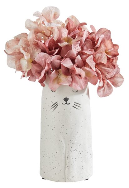 GATO Váza kočka 20 cm - bílá