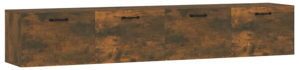 Nástěnné skříňky 2 ks kouřový dub 100 x 36,5 x 35 cm kompozit 3115673