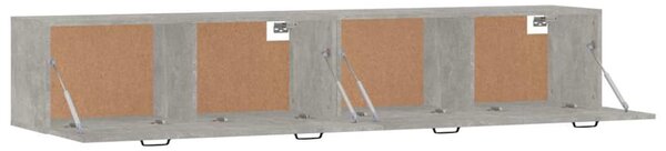 Nástěnné skříňky 2 ks betonově šedé 100x36,5x35 cm kompozit 3115671