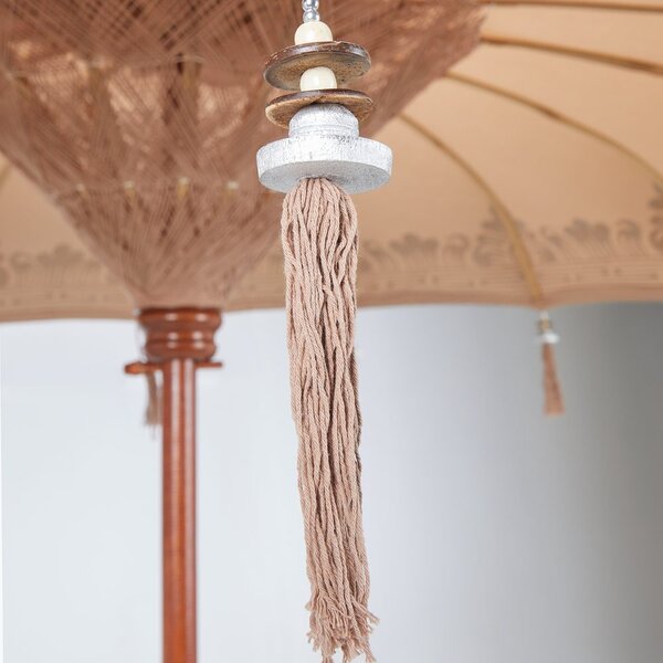ORIENTAL LOUNGE Slunečník 180 cm - béžová