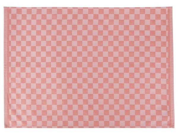 CHECKER STYLE Utěrka - tm. oranžová