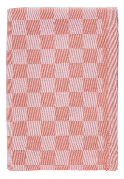 CHECKER STYLE Utěrka - tm. oranžová
