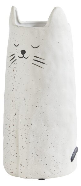 GATO Váza kočka 26 cm - bílá