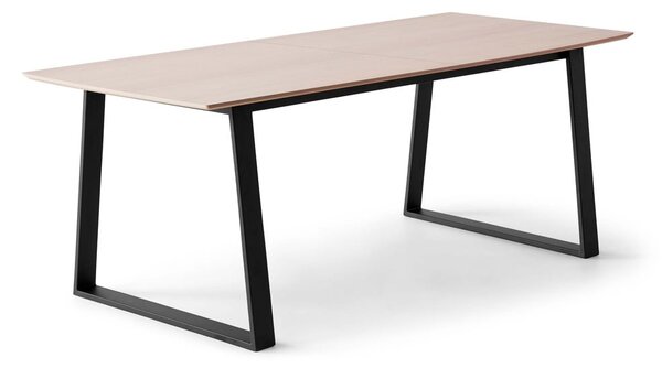 Rozkládací jídelní stůl s deskou v dubovém dekoru v přírodní barvě 100x210 cm Meza – Hammel Furniture