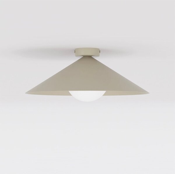 Stropní svítidlo MONO 1M – moka, opálové sklo, 1× E14, šířka 40 cm