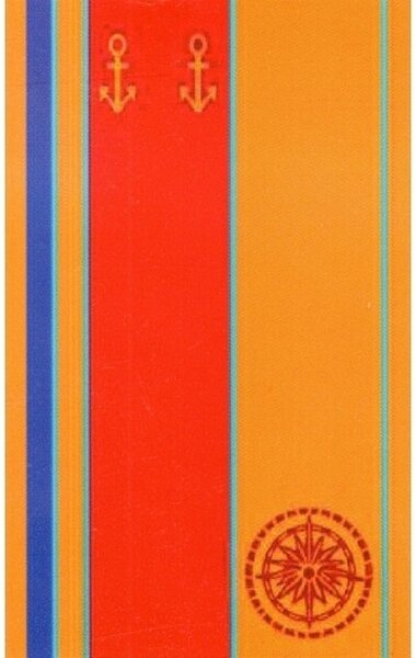 Plážová osuška MAXI Kotva oranžová 90x160 cm