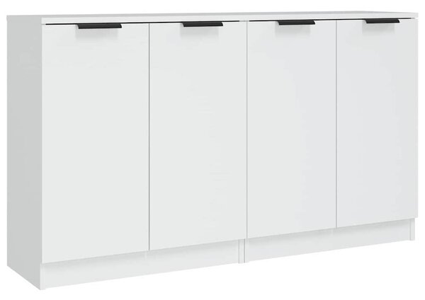 Příborníky 2 ks bílé 60 x 30 x 70 cm kompozitní dřevo 3115772