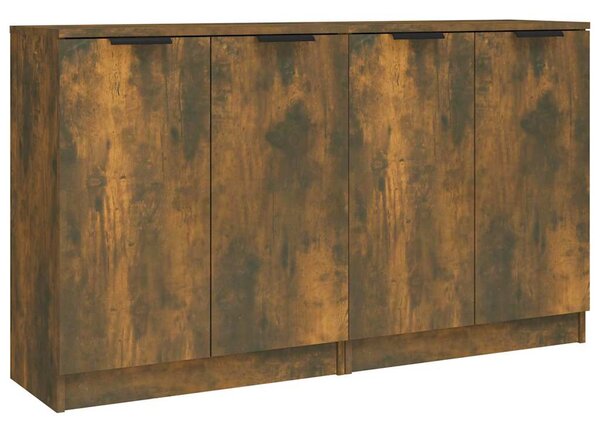Příborníky 2 ks kouřový dub 60 x 30 x 70 cm kompozitní dřevo 3115777