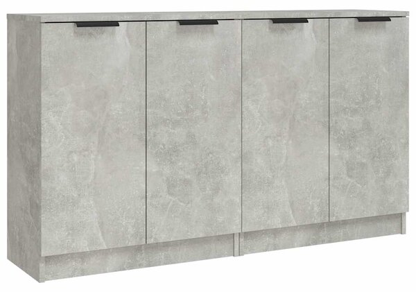 Příborníky 2 ks betonově šedé 60 x 30 x 70 cm kompozitní dřevo 3115775
