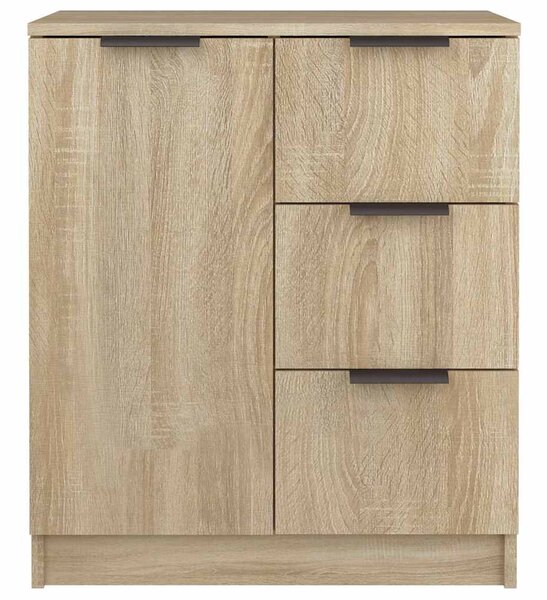 Příborníky 2 ks dub sonoma 60 x 30 x 70 cm kompozitní dřevo 3115790