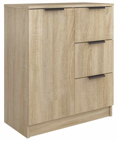 Příborníky 2 ks dub sonoma 60 x 30 x 70 cm kompozitní dřevo 3115790