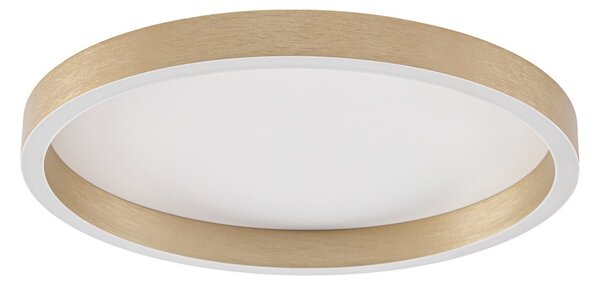 Stropní Lampa Lucande, Rotundo, stmívatelné, Zlatá / mosazná, Obývací pokoj, Plast, Moderní