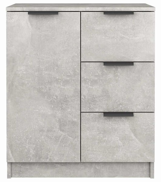 Příborníky 2 ks betonově šedé 60 x 30 x 70 cm kompozitní dřevo 3115791