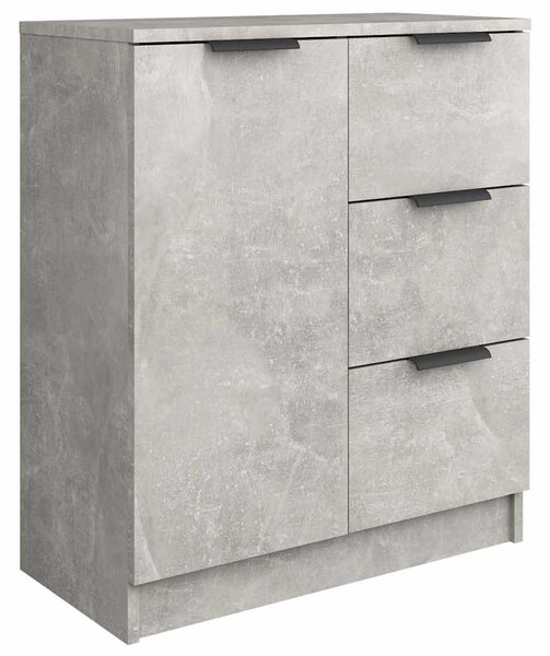 Příborníky 2 ks betonově šedé 60 x 30 x 70 cm kompozitní dřevo 3115791