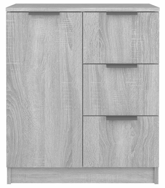 Příborníky 2 ks šedé sonoma 60 x 30 x 70 cm kompozitní dřevo 3115794