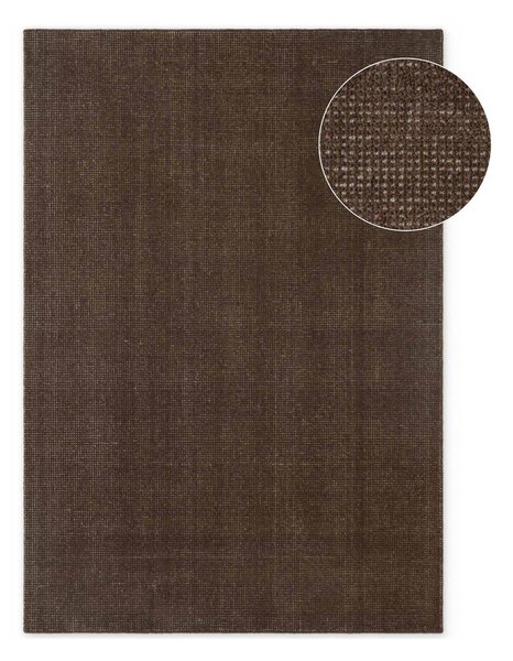 Hnědý ručně tkaný vlněný koberec 120x170 cm Greenwich – Ted Baker
