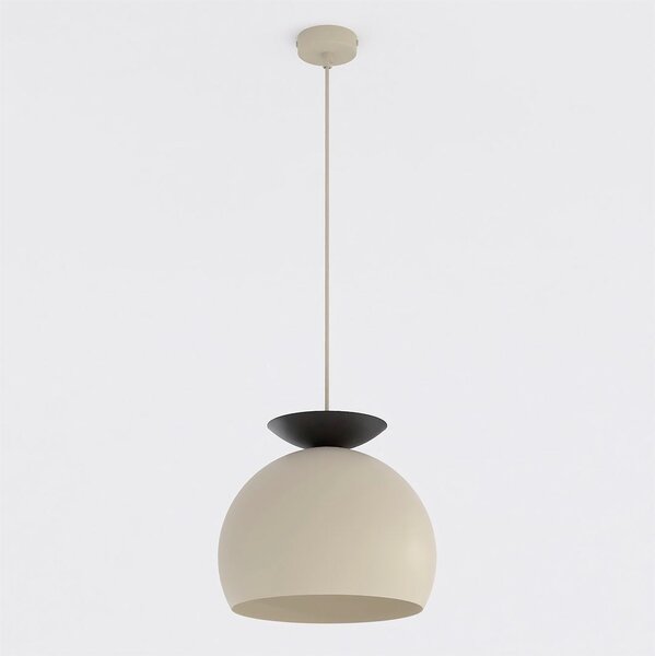 Závěsné svítidlo GEO 1 – moka / černé, 1× E27, šířka 27 cm