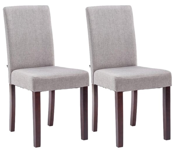 Jídelní židle Ålesund - 2 ks | světle šedé