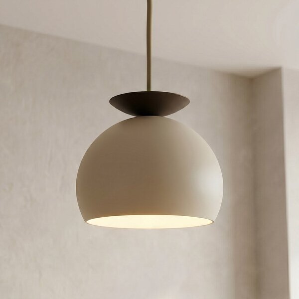 Závěsné svítidlo GEO 1 – moka / černé, 1× E27, šířka 27 cm