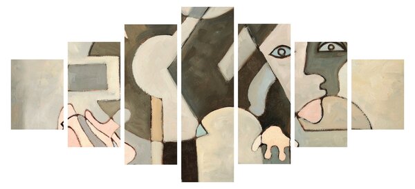 Obraz - Kubismus (210x100 cm)