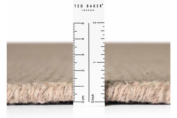 Béžový ručně tkaný vlněný kulatý koberec ø 160 cm Greenwich – Ted Baker