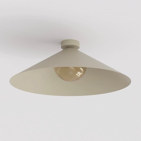 Stropní svítidlo MONO 1L – moka, jantarové sklo, 1× E14, šířka 50 cm