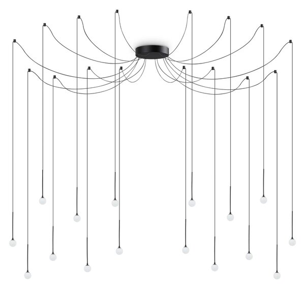 Ideal Lux LED závěsné svítidlo LUCCIOLA SP16 Barva: Černá