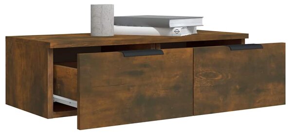 Nástěnné skříňky 2 ks kouřový dub 68x30x20 cm kompozitní dřevo 3115897