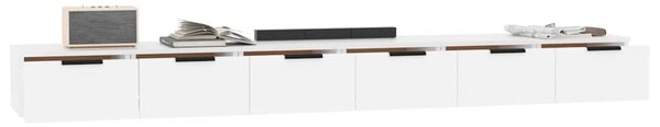 Nástěnné skříňky 2 ks bílé 102 x 30 x 20 cm kompozitní dřevo 3115900