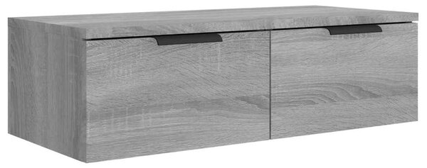 Nástěnné skříňky 2 ks šedé sonoma 68x30x20 cm kompozitní dřevo 3115898