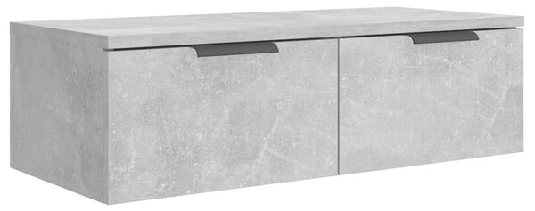 Nástěnné skříňky 2 ks betonově šedé 68x30x20cm kompozitní dřevo 3115895