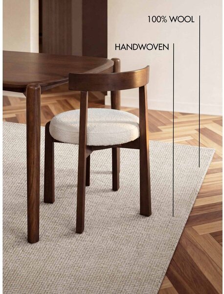 Krémový ručně tkaný vlněný koberec 120x170 cm Greenwich – Ted Baker
