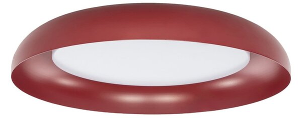 Stropní Lampa Lindby, Florie, Červená, Obývací pokoj, Plast, Moderní