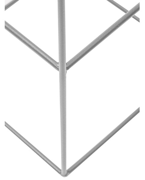 Stojan na jednu rostlinu. Volně stojící drátěný květináč – 40 cm. - Chrom (Versanis)