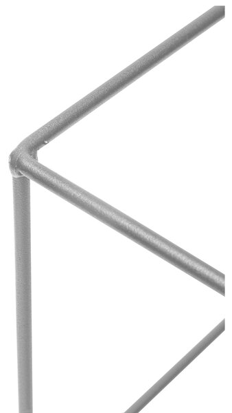 Stojan na jednu rostlinu. Volně stojící drátěný květináč – 40 cm. - Chrom (Versanis)