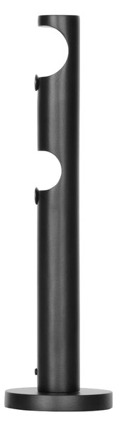 Dekodum Garnýž dvouřadá LOFT 25/19 mm černá matná Délka: 160 cm