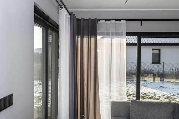 Dekodum Garnýž dvouřadá LOFT 19/19 mm matný chróm Délka: 160 cm