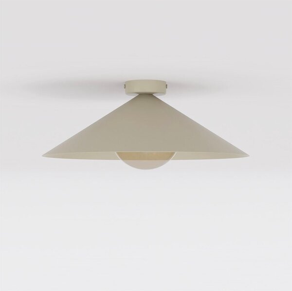 Stropní svítidlo MONO 1M – moka, jantarové sklo, 1× E14, šířka 40 cm