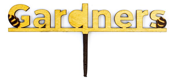 Zápich do květináče Gardners logo
