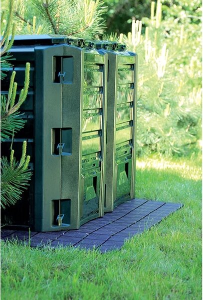 Kompostér, 800 l, černá