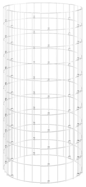 Zahradní kompostér Ø 50 x 100 cm pozinkovaná ocel 3115942