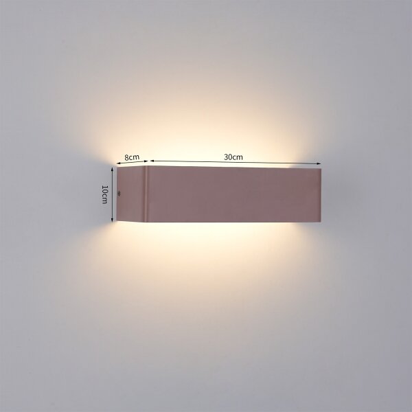 Brilagi - LED Venkovní nástěnné svítidlo DONNANI LED/12W/230V hnědá IP44
