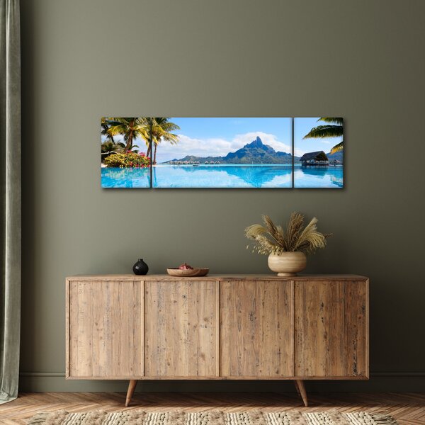 Obraz - Bora-Bora, Francouzská Polynésie (170x50 cm)
